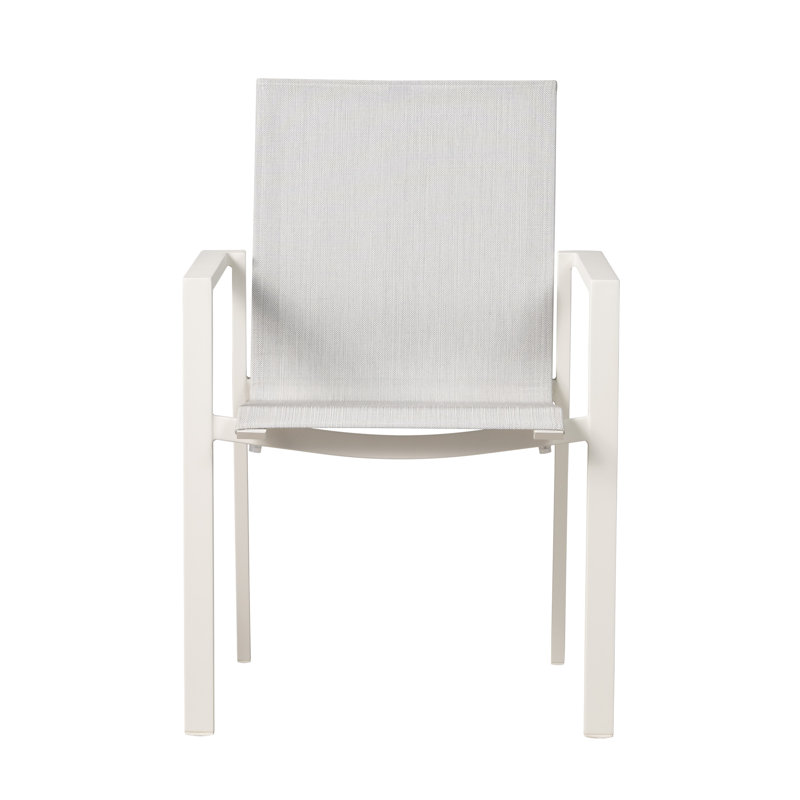High Back Dining Chair-Set Of 4, Silver Gray, Silver Gray