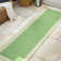 James Modern Border Stripe Green/Cream Indoor/Outdoor Rug
