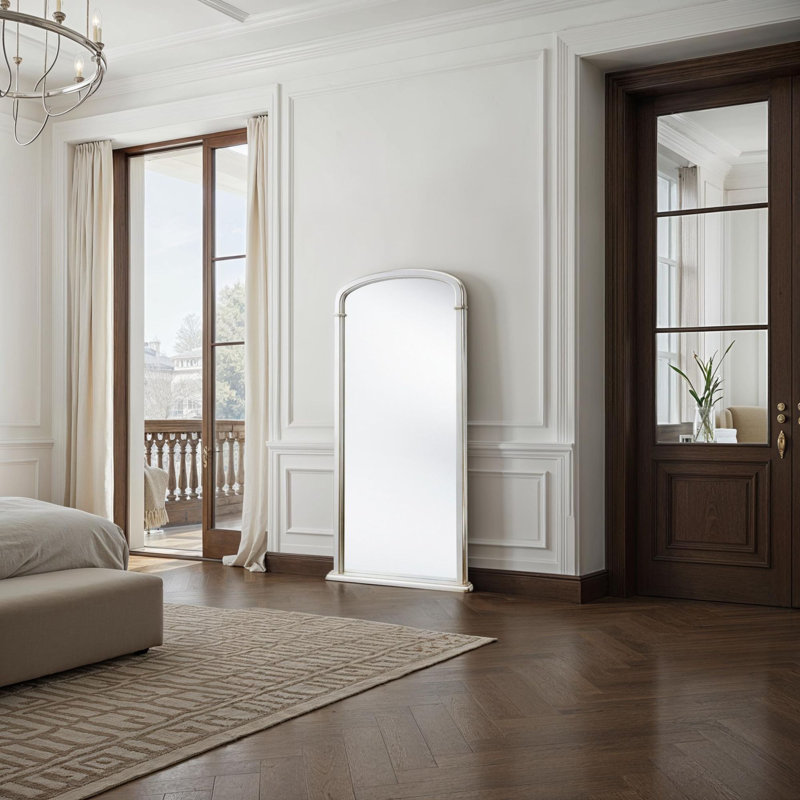 Refined Tall Georgian Mirror, Silver