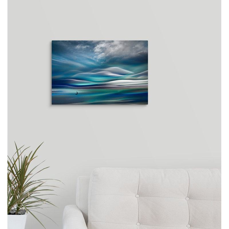 " Sailing " by Ursula Abresch, 32" H x 48" W x 1.5" D