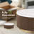 Kirtin Genuine Marble Round Cocktail Table With Gold Accent Base-1616882509