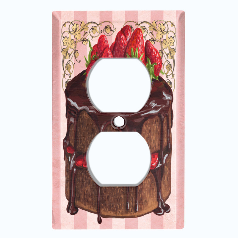 Assiette murale Strawberry Layered