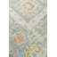 Tapis oriental bleu clair / rose / mousse en laine noué à la main 6 pi 2 po x 8 pi 11 po Rectangle