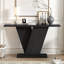 Mirod Console Table With Natural Wood Veneer,V-Base Design For Classic Versatility , For Displaying Your Favourite Items, Easy Assembly-9509474