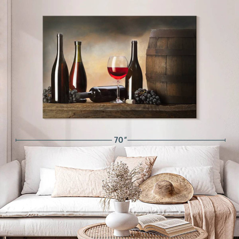 Yarlin Wine From The Cellar, 34" H x 51" W