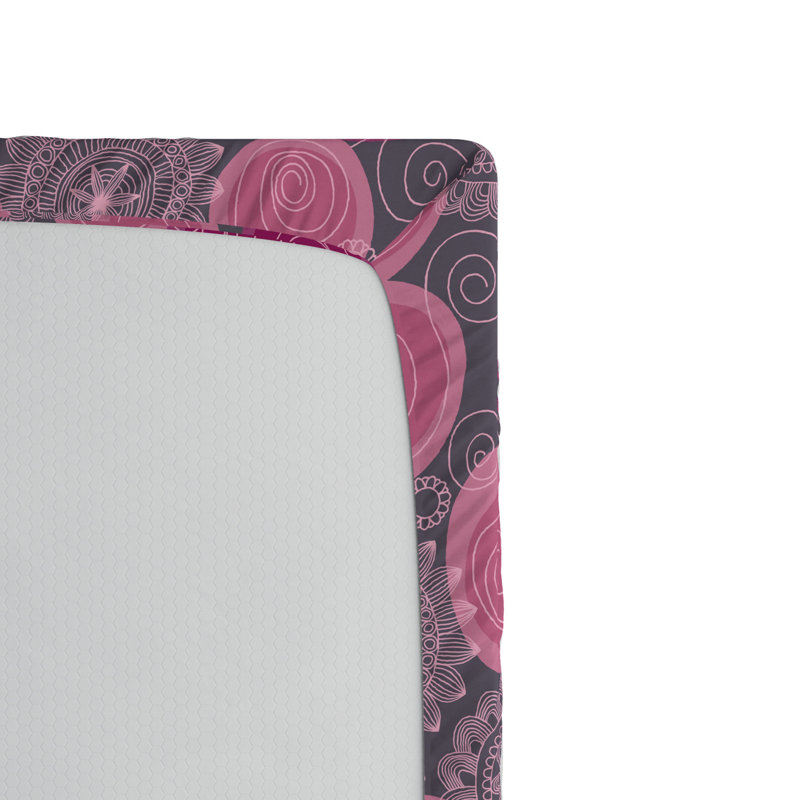 Microfiber Geometric Fitted Sheet, Full Fitted Sheet