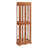 Lighted Glass Curio Display Cabinet,Display Cabinet,Glass Storage Cabinet Glass Wine Cabinet Wood Frame Toy Display For Living Room, Kitchen, Pantry Light Bulb Included OAK-122821705