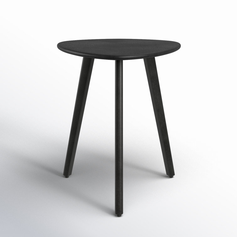 Azori Solid Wood 3 Legs End Table