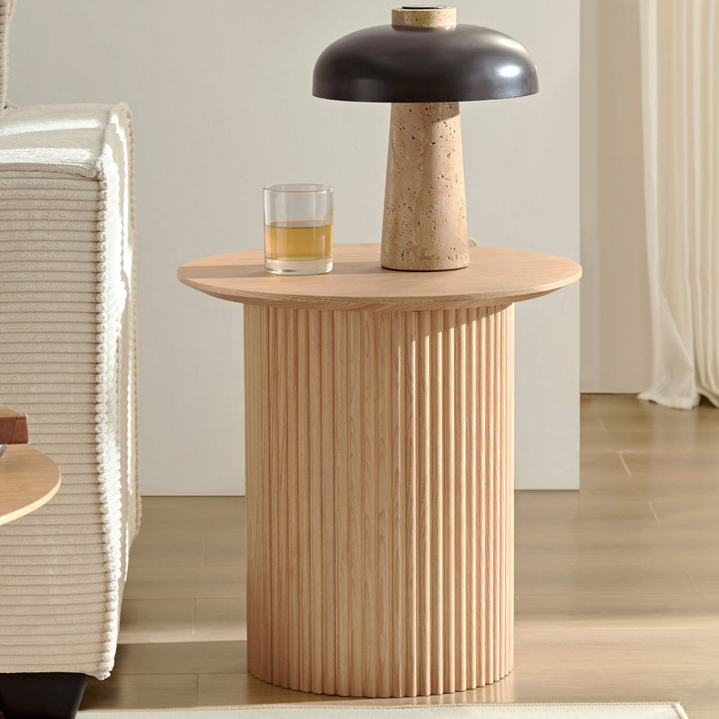 Petite table d'appoint ronde 17,71 pouces