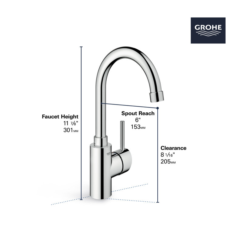 Concetto™ Bar Faucet with Accessories, Super Steel Infinity Finish