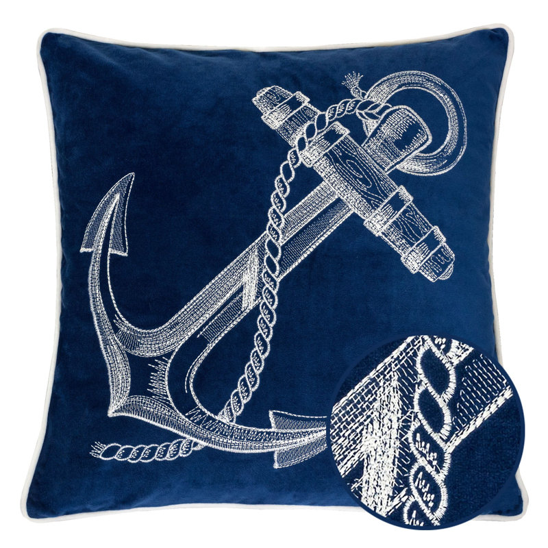 Amriel Throw Pillow, Blue