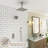 Rainfall Symphony Dual Shower Head Pressure-Balanced Complete Shower System with Digital Display-92580047