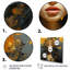 Or et noir Warrior Queen I - art mural moderne-413672160-413672170