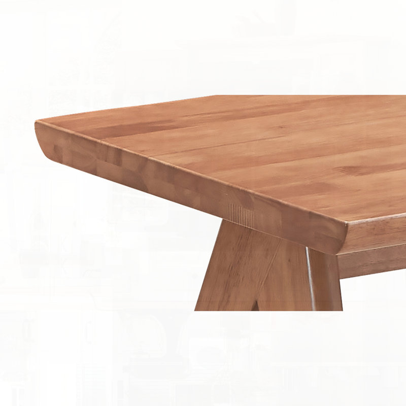 Table d'appoint à finition naturelle avec support de poids fiable