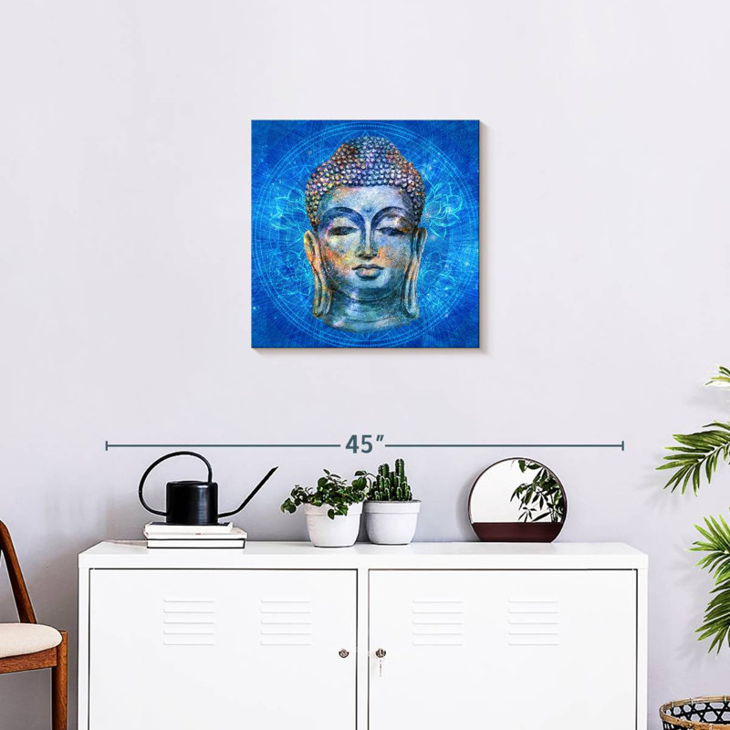Bouddha souriant Leisha, H 20 po x l 20 po