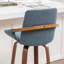 Tabouret de bar et de comptoir pivotant Carruth-160272332-160272333