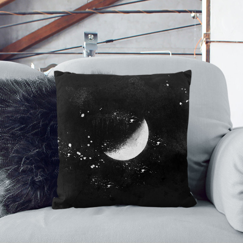 Square Throw Cushion, Stone, 40cm H x 40cm W x 15cm D