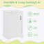 Meuble-lavabo de 20 po avec lavabo, armoire de salle de bain avec porte à fermeture douce, support de rangement et tablette réglable-161059369