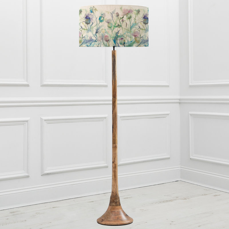 Kinross 158cm Brushed Traditional Floor Lamp
