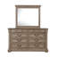 Commode transitionnelle l 61,6 po, gris vieilli