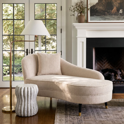 Chaise longue rembourrée avec coussin lombaire Montclair