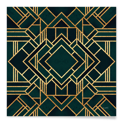 «Art Deco 2», impression sur toile tendue