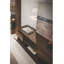 Unfinished TV Stand for TVs up to 28" with Fireplace Included