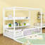 Lit à baldaquin en bois Montessori avec tablettes et garde-corps-947139746-947139748