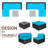 Brufsky 4-Person Wicker Patio Seating Group-897609009