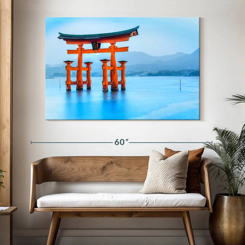 Lilie Miyajima Torii Gate, 34" H x 51" W