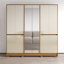 Armoire Alaska 85 "avec tablettes réglables, tringle