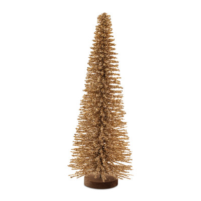 Glitter Iron Christmas Tree 23.5"H