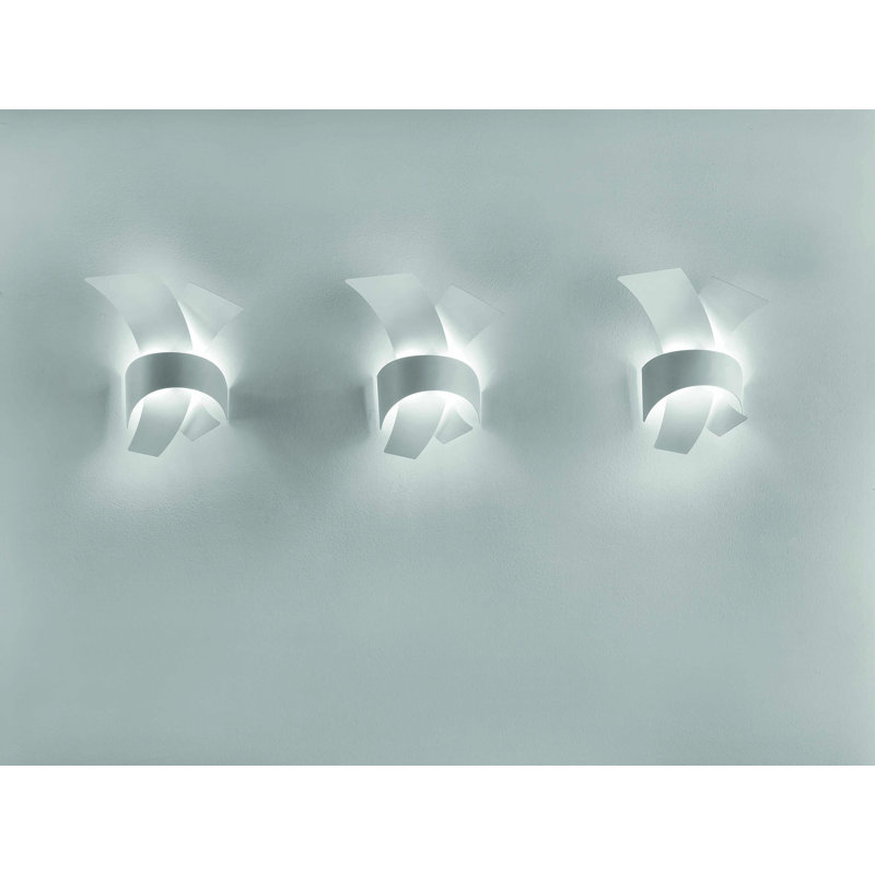 LED Flush Mounted Sconce, White