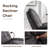 360° Swivel Velvet Recliner Chair Oversized with Mobile Phone Holder-118564506