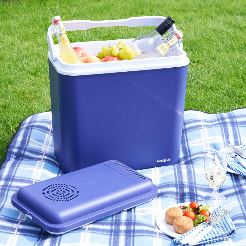 VonShef 22L Handheld Cooler in Blue