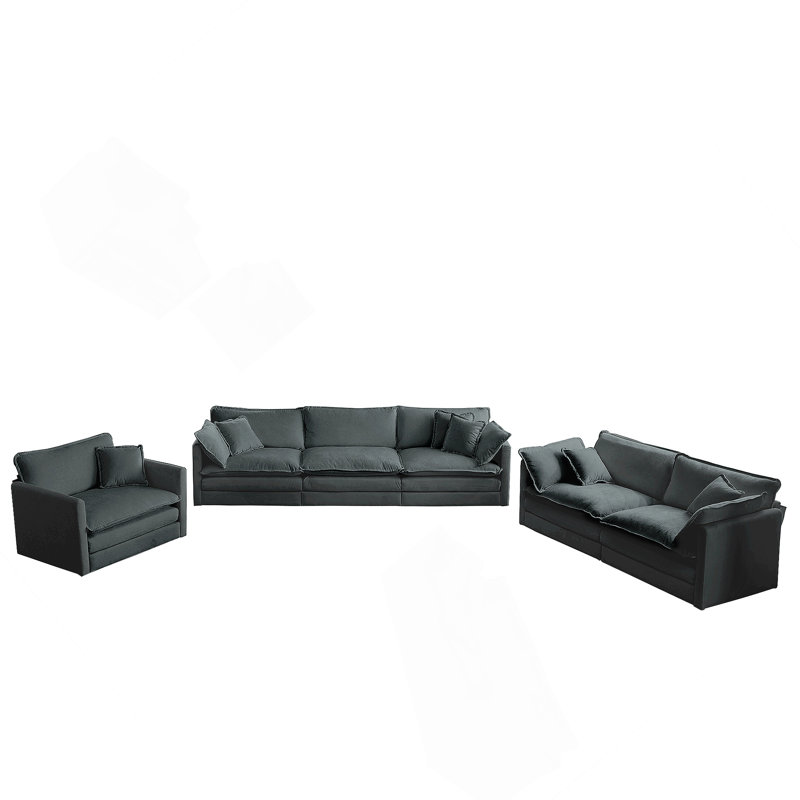 Canapé modulaire surdimensionné confortable pour le salon, idéal pour la détente