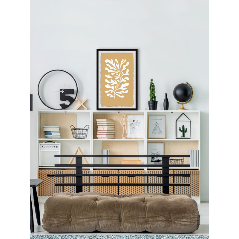 Wavy Seaweeds - Single Picture Frame Print, 45cm H x 38cm W