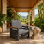 Fauteuil d'appoint Naru gris