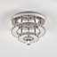 Crystal LED Semi Flush Mount