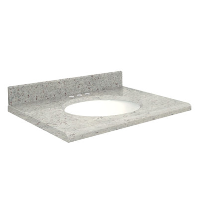 Dessus de salle de bain simple 49 po meuble-lavabo