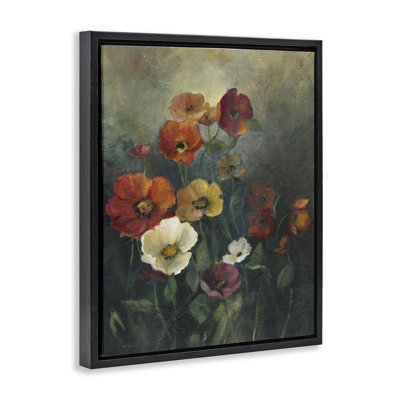 Cadre flottant Poppies at Dawn, design par Carol Robinson