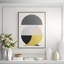 Metallic Paradigm 2' Framed Graphic Art Print on Glass