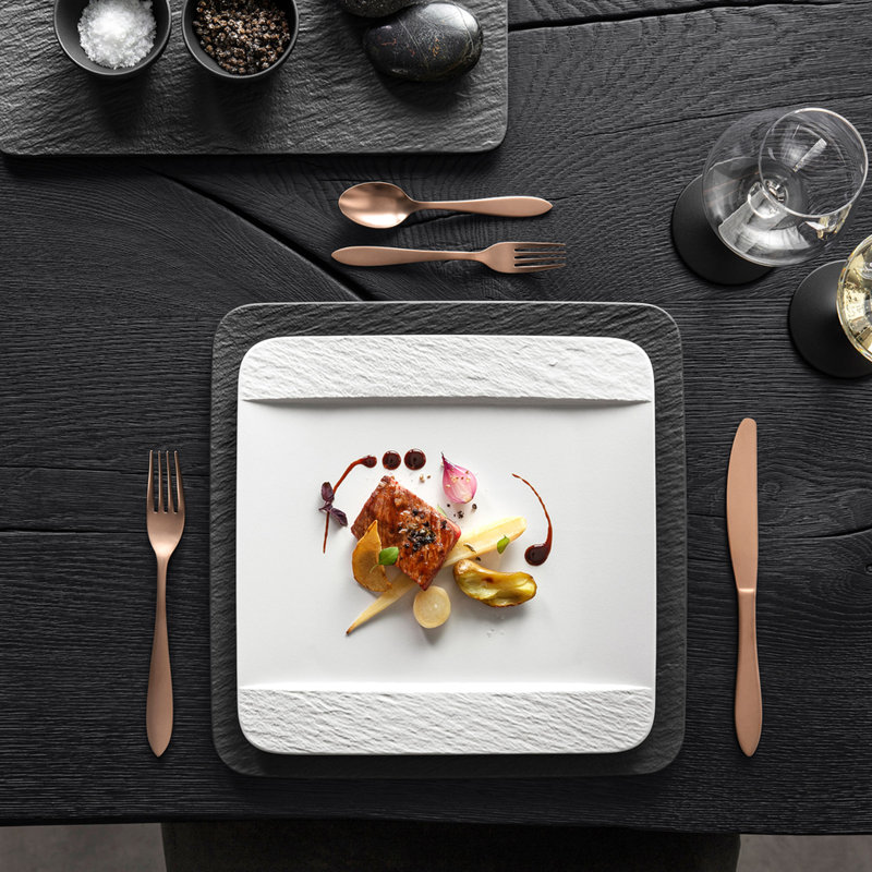 Villeroy & Boch Manufacture 11" Dinner Plate Square, White
