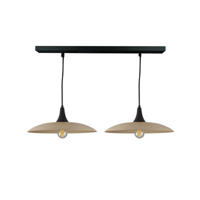 - Light Matte Black Dome Pendant