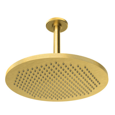 Rainstone Rainshower Head - Industrial, Knurled