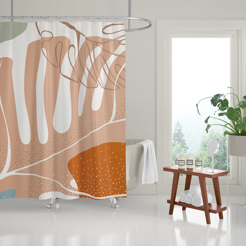 Rideau de douche Julia, Orange