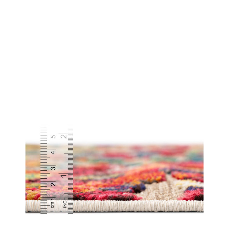 Wrought Studio Monica Marelda Indoor/Outdoor Area Rug, Rectangle 7'10" x 10'