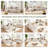 118.5"Comfy Cloud Modern Couch Modular Sectional Sofa No Assembling Required-567457439