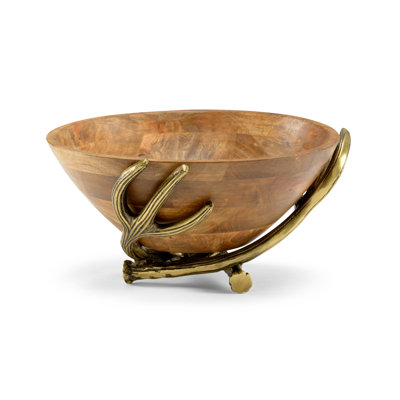 Highlands Wood Decorative Bowl
