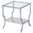 Chrome 2-piece Coffee Table Set